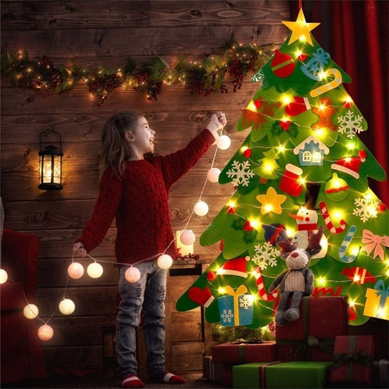 🎄 DIY Felt Christmas Tree for Kids