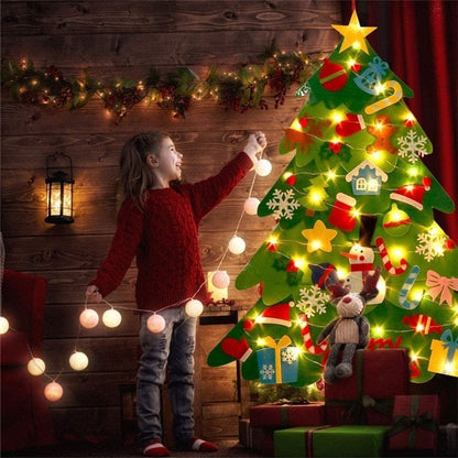 🎄 DIY Felt Christmas Tree for Kids