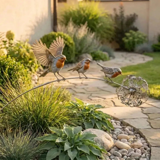 🕊️ Metal Animal Garden Stake – 5 Handcrafted Styles