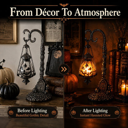 🎃Gothic Pumpkin Lantern – Victorian Halloween Decor🦇