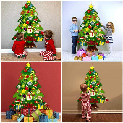 🎄 DIY Felt Christmas Tree for Kids
