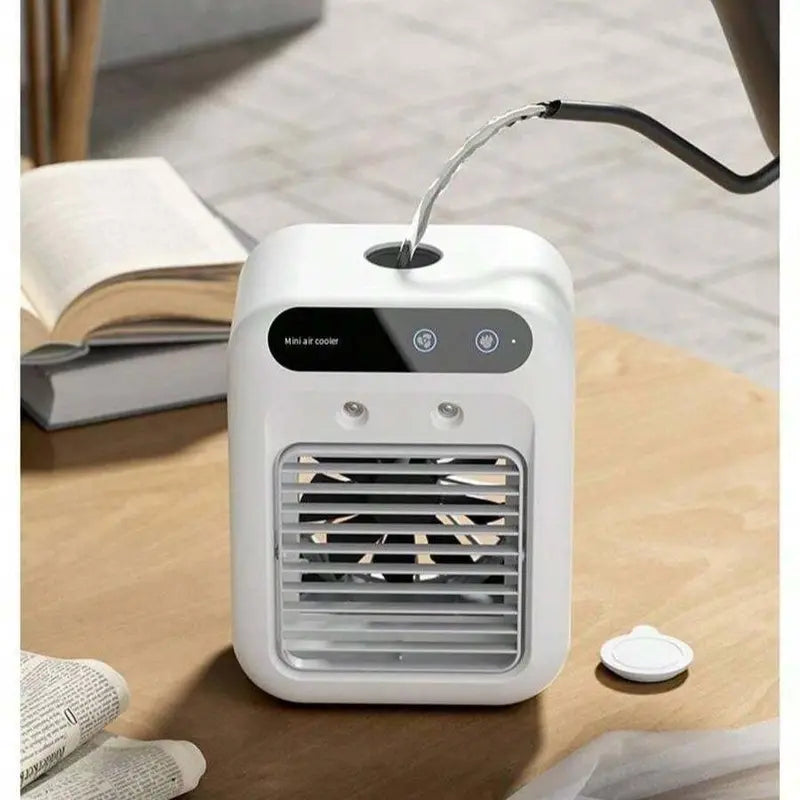💨Portable USB Desktop Humidifying Cooling Fan