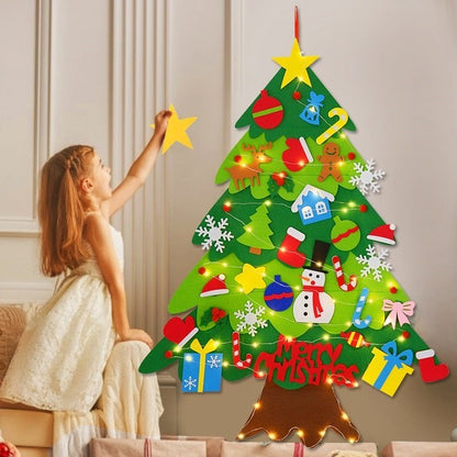 🎄 DIY Felt Christmas Tree for Kids