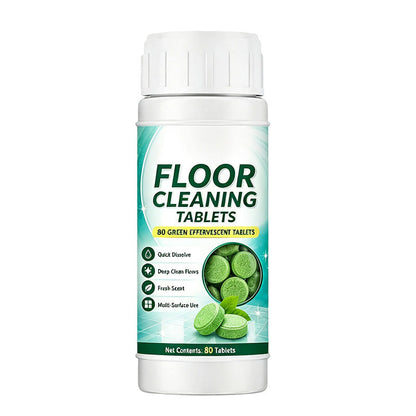 💧🧹 Floor Cleaning Effervescent Tablets – Just Drop, Dissolve & Mop! 80 Pcs for Tile, Wood & Marble