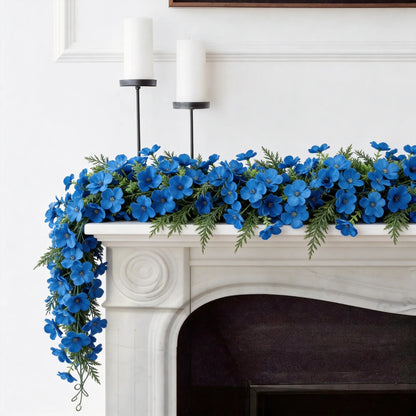💐 Versatile Artificial Violet Vines – Reusable Garlands Suitable for All Decorations and Holidays 🌸 🎄