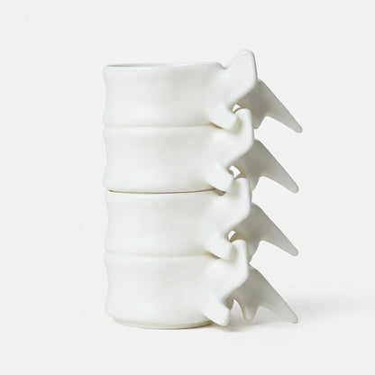 🦴 Spine Vertebra Ceramic Mug | Unique Anatomy Coffee Cup