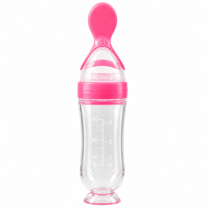 👶 Baby Food Squeeze Feeder – Mess-Free Feeding Spoon & Portable Baby Food Dispenser for Easy Mealtime
