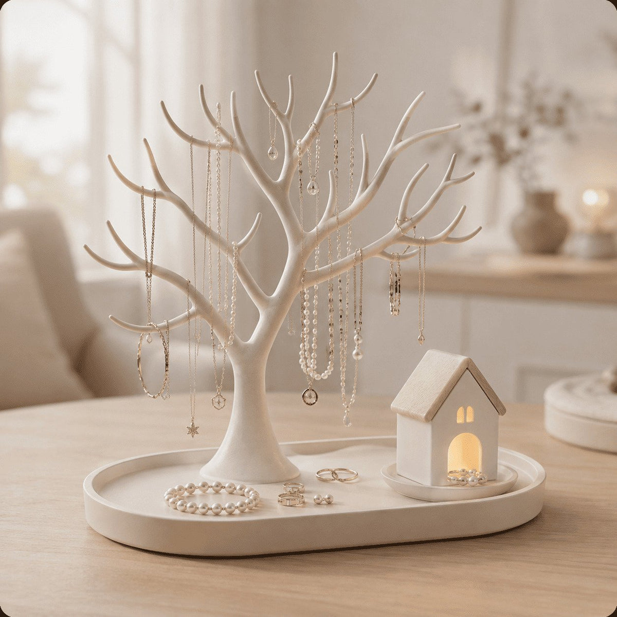 🔥Last Day 50% OFF - 💍✨Illuminated Jewelry Tree Organizer