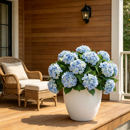 💐UV-Resistant Artificial Hydrangeas | Set of 3 Bunches