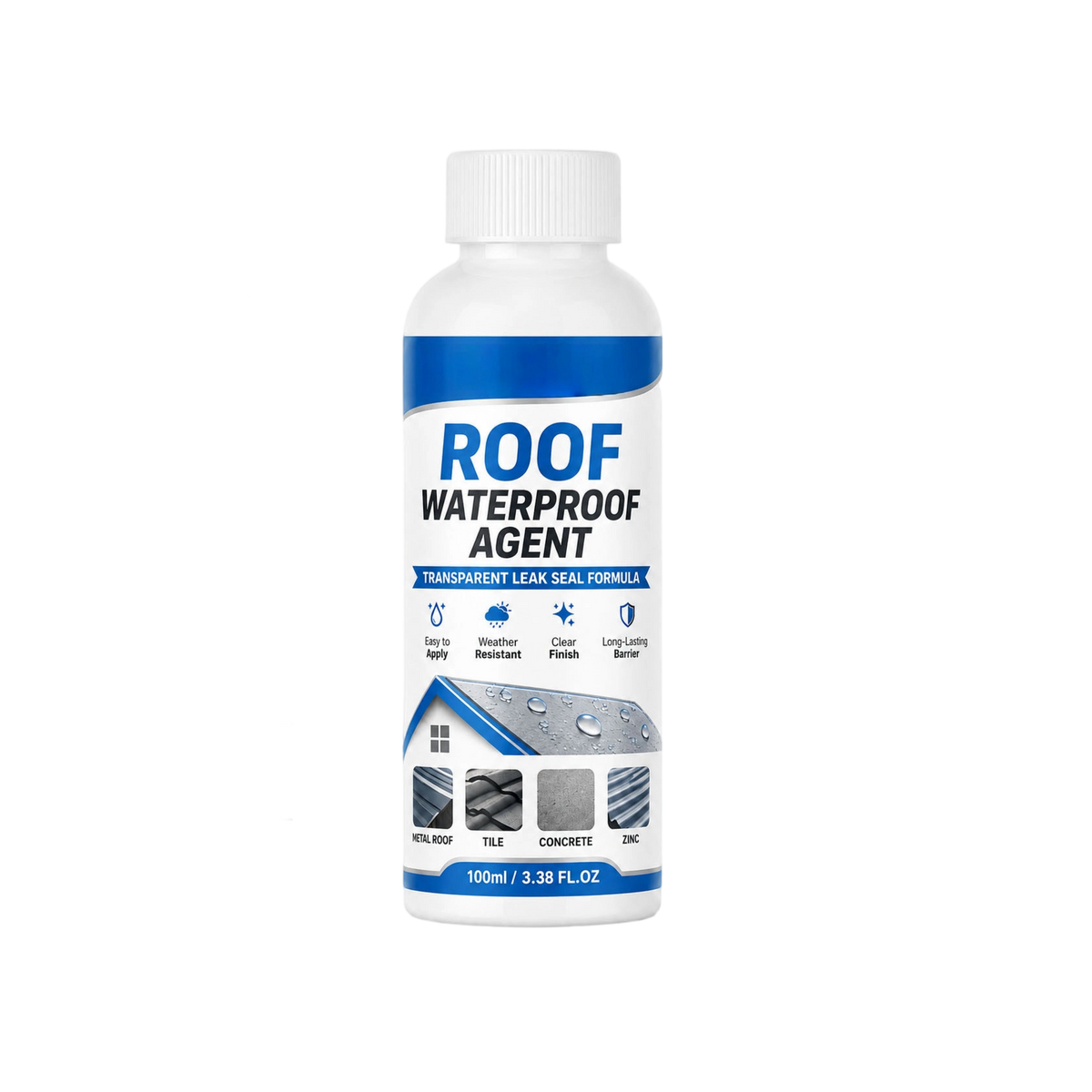 Roof Waterproof Agent|Stop roof leaks fast with our transparent leak‑seal formula🏠
