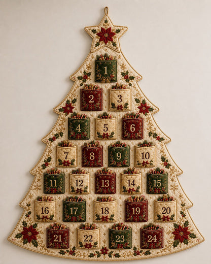 🎄 DIY Christmas Tree Advent Calendar Sewing Kit – 5 Styles, Reusable Holiday Tradition