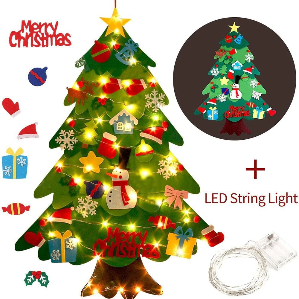 🎄 DIY Felt Christmas Tree for Kids