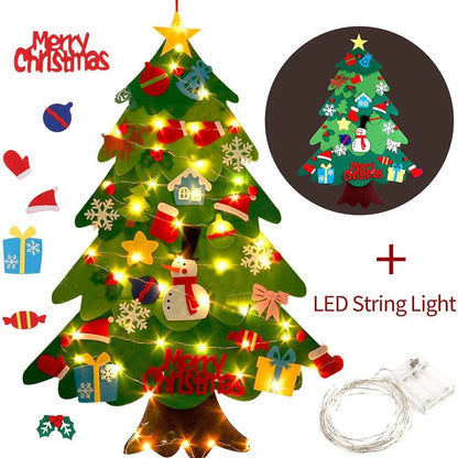 🎄 DIY Felt Christmas Tree for Kids
