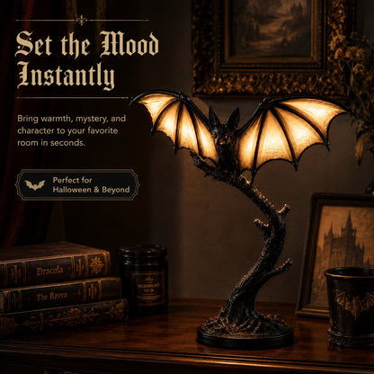 🦇 Glowing Bat Desk Lamp