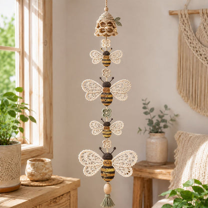 🧵 DIY Crochet Mobile Kit – Relaxing Handmade Craft with 6 Themes for Home Decor
