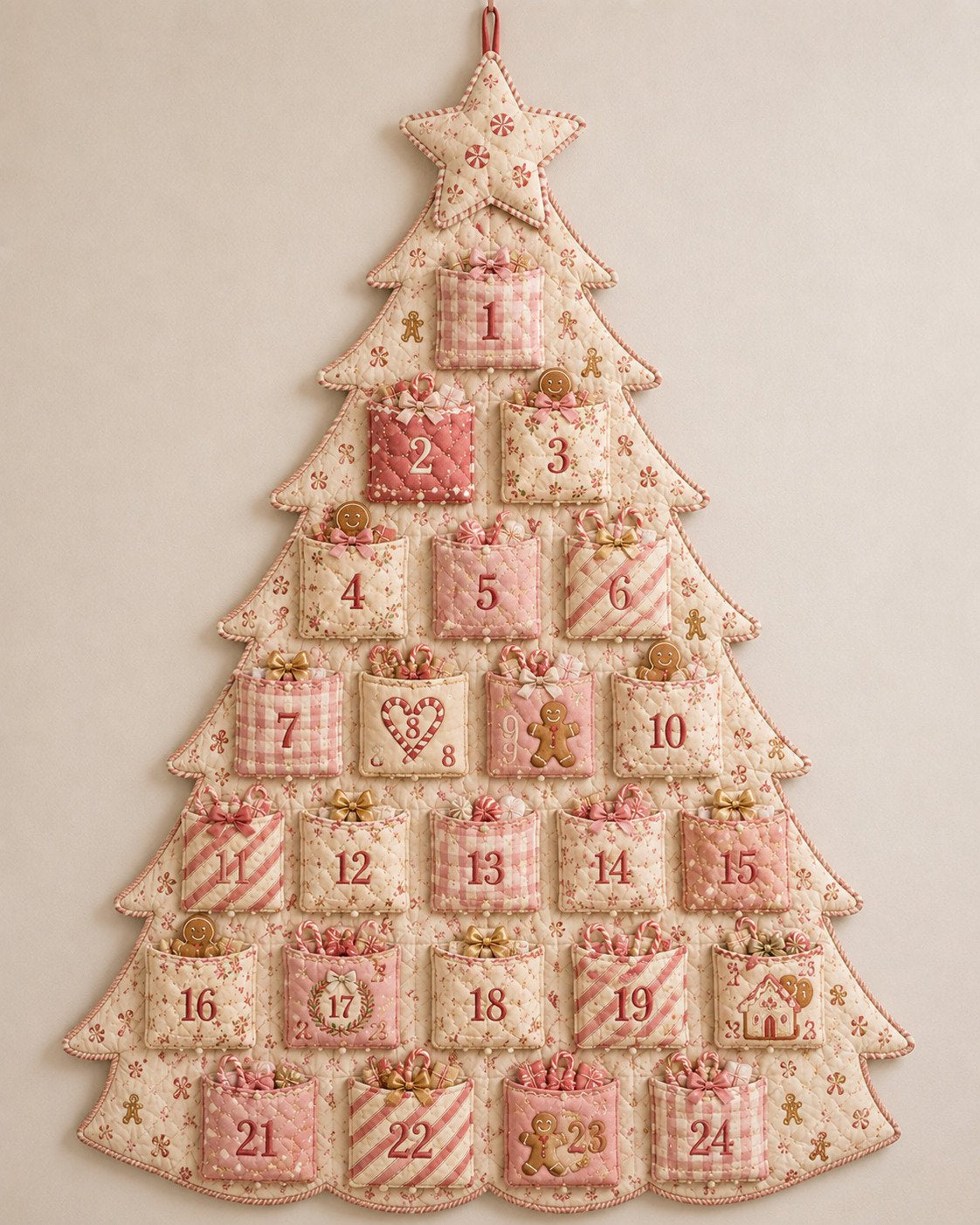 🎄 DIY Christmas Tree Advent Calendar Sewing Kit – 5 Styles, Reusable Holiday Tradition