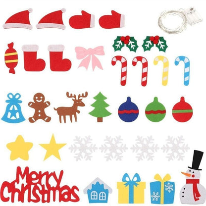 🎄 DIY Felt Christmas Tree for Kids