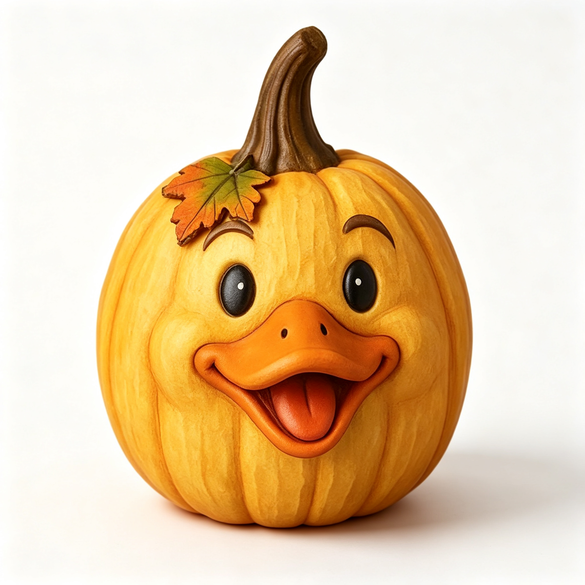 🎃 Farm Animal Pumpkin Figurines 🍁 Cute Fall Harvest Table Decor, Chicken Pig Cow Duck Sheep Horse Pumpkin Statue Set for Thanksgiving Home Ornament