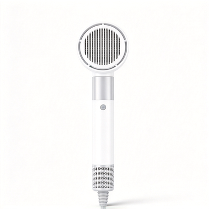 🐶2‑in‑1 Pet Grooming Dryer Brush | Low Noise Portable Dog Cat Hair Blow Dryer for Home Pet Bath Grooming