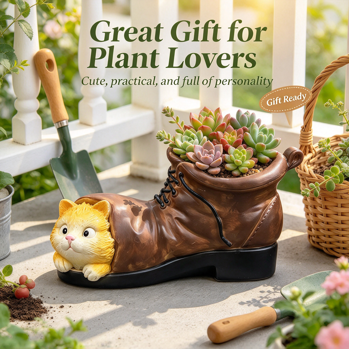 🌿Cute Animal Resin Planter | Creative Succulent Plant Pot