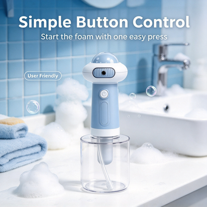 🛁 Electric Pet Bubble Foamer Dog Bath Tool