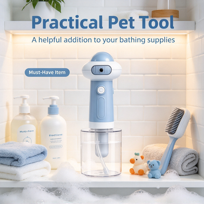 🛁 Electric Pet Bubble Foamer Dog Bath Tool