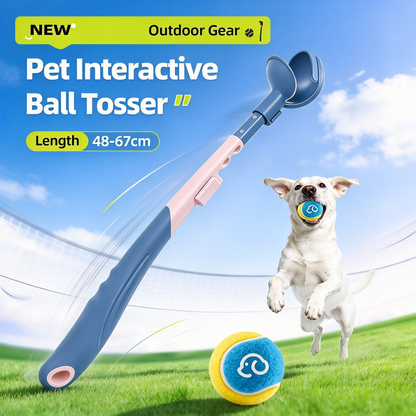 🐶 Adjustable Dog Ball Launcher | Pet Ball Tosser