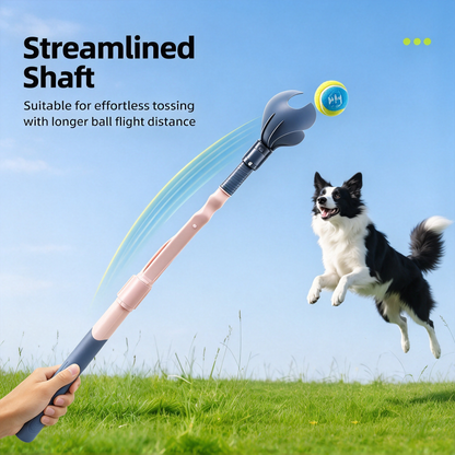 🐶 Adjustable Dog Ball Launcher | Pet Ball Tosser