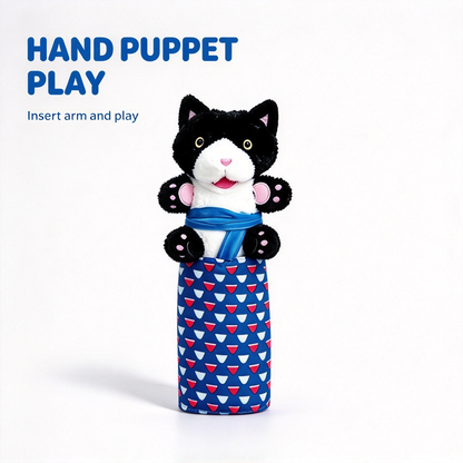 🐱 Interactive Cat Hand Puppet Pet Teasing Toy