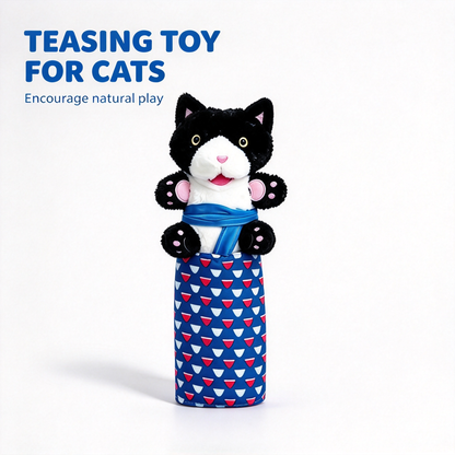 🐱 Interactive Cat Hand Puppet Pet Teasing Toy