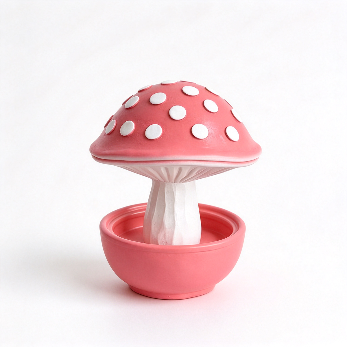 🍄 Mushroom Bird Feeder, Outdoor Garden Wild Bird Food Bowl