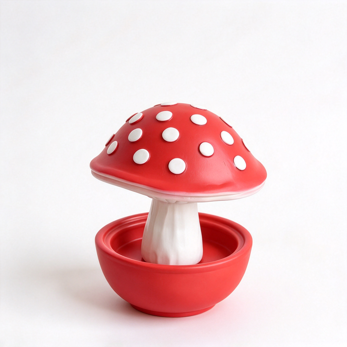 🍄 Mushroom Bird Feeder, Outdoor Garden Wild Bird Food Bowl