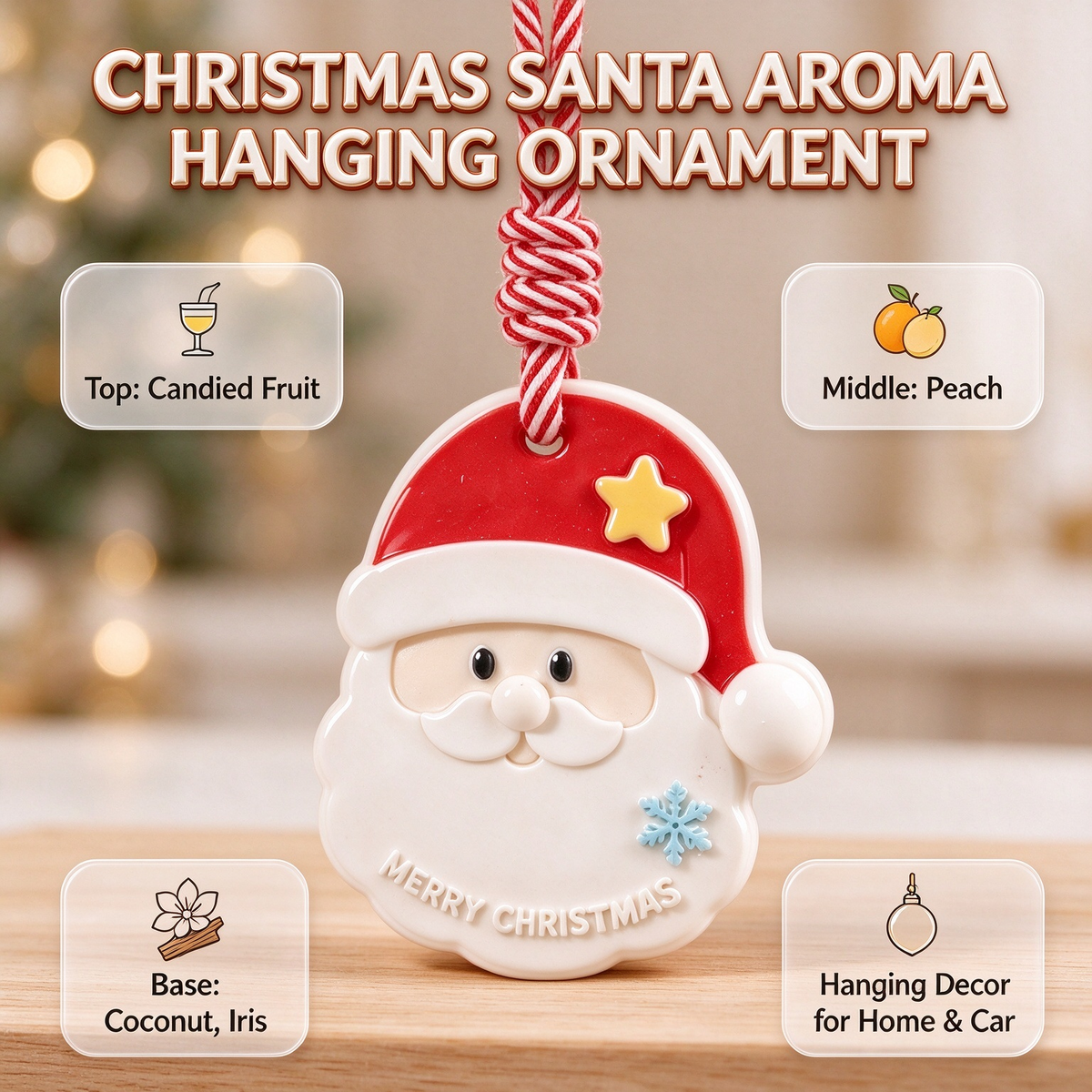 🎄Christmas Aroma Hanging Ornament for Car & Home