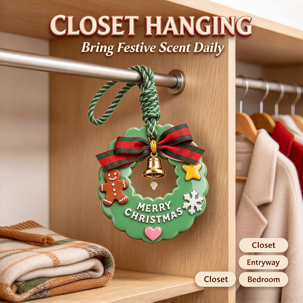 🎄Christmas Aroma Hanging Ornament for Car & Home