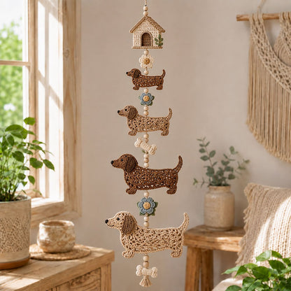 🧵 DIY Crochet Mobile Kit – Relaxing Handmade Craft with 6 Themes for Home Decor