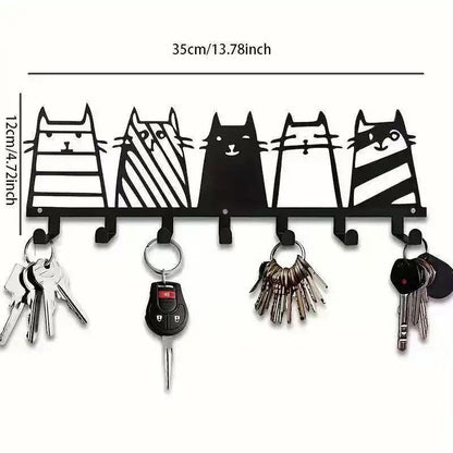 🦌🪝Deer Mountain Metal Wall Hook | Rustic Wildlife Coat & Key Hanger