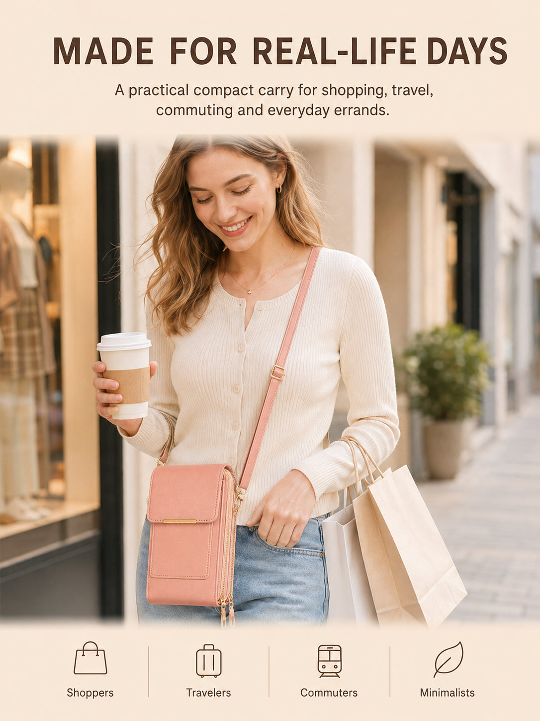 👜Smart Touchscreen Crossbody Phone Bag