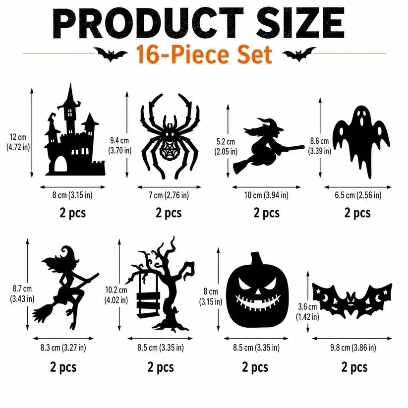 🔥2026 HOT SALE!! Halloween Glow in Dark Wall Stickers👻