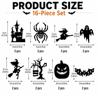 🔥2026 HOT SALE!! Halloween Glow in Dark Wall Stickers👻