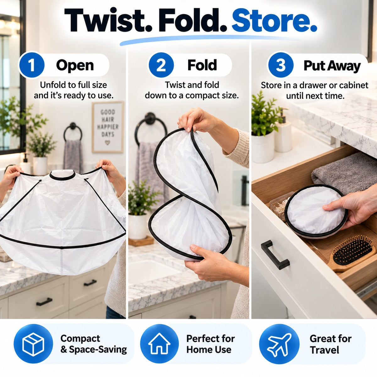 ✂️Portable Waterproof Haircutting Cape