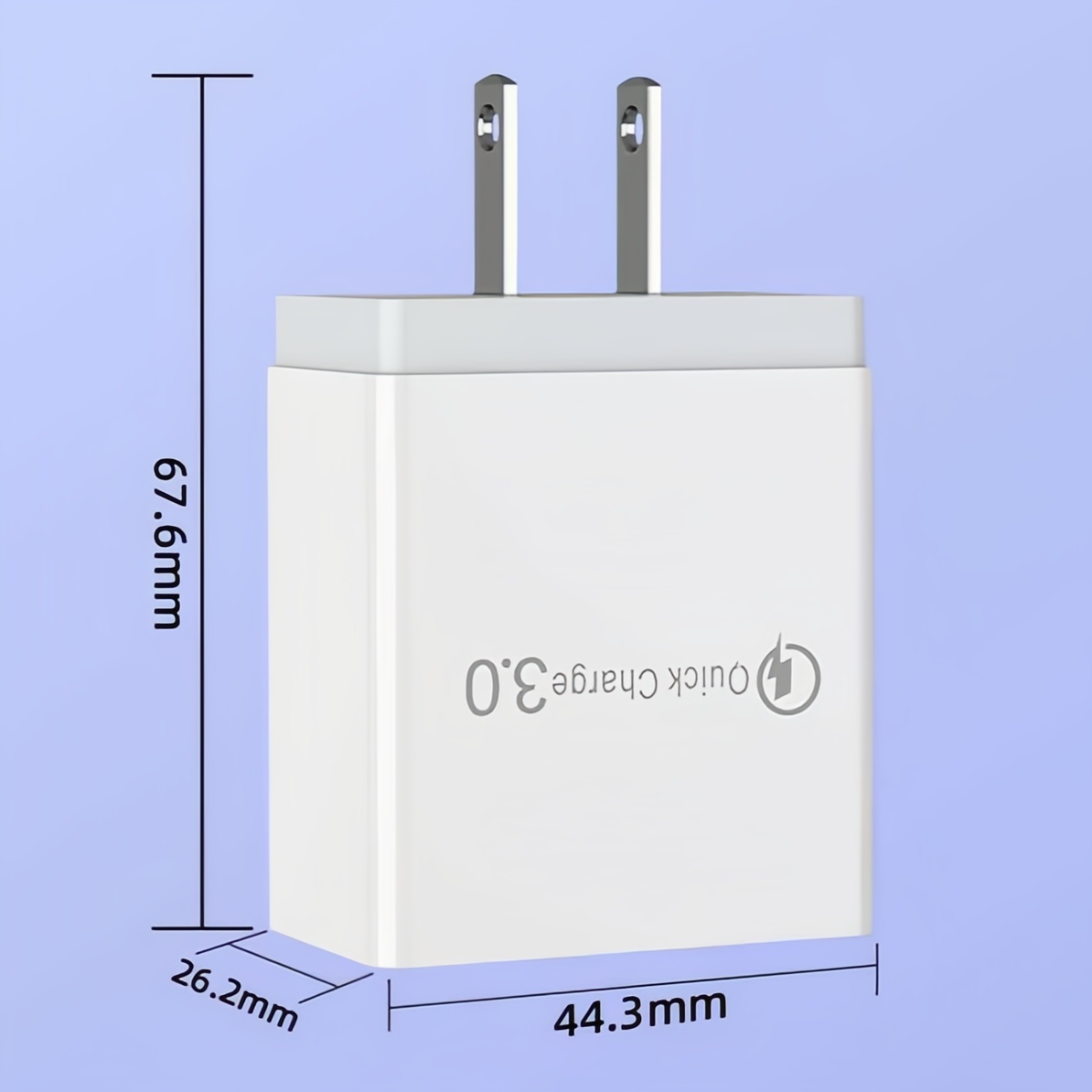 ⚡ 4-Port USB QC3.0 Multi Fast Charger