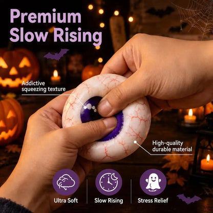 🎃 Halloween Mystery Blind Box – Cute Dumpling Squishy Toy with Mini Steamer Box, 5 Spooky Designs to Collect, Slow Rising Stress Relief