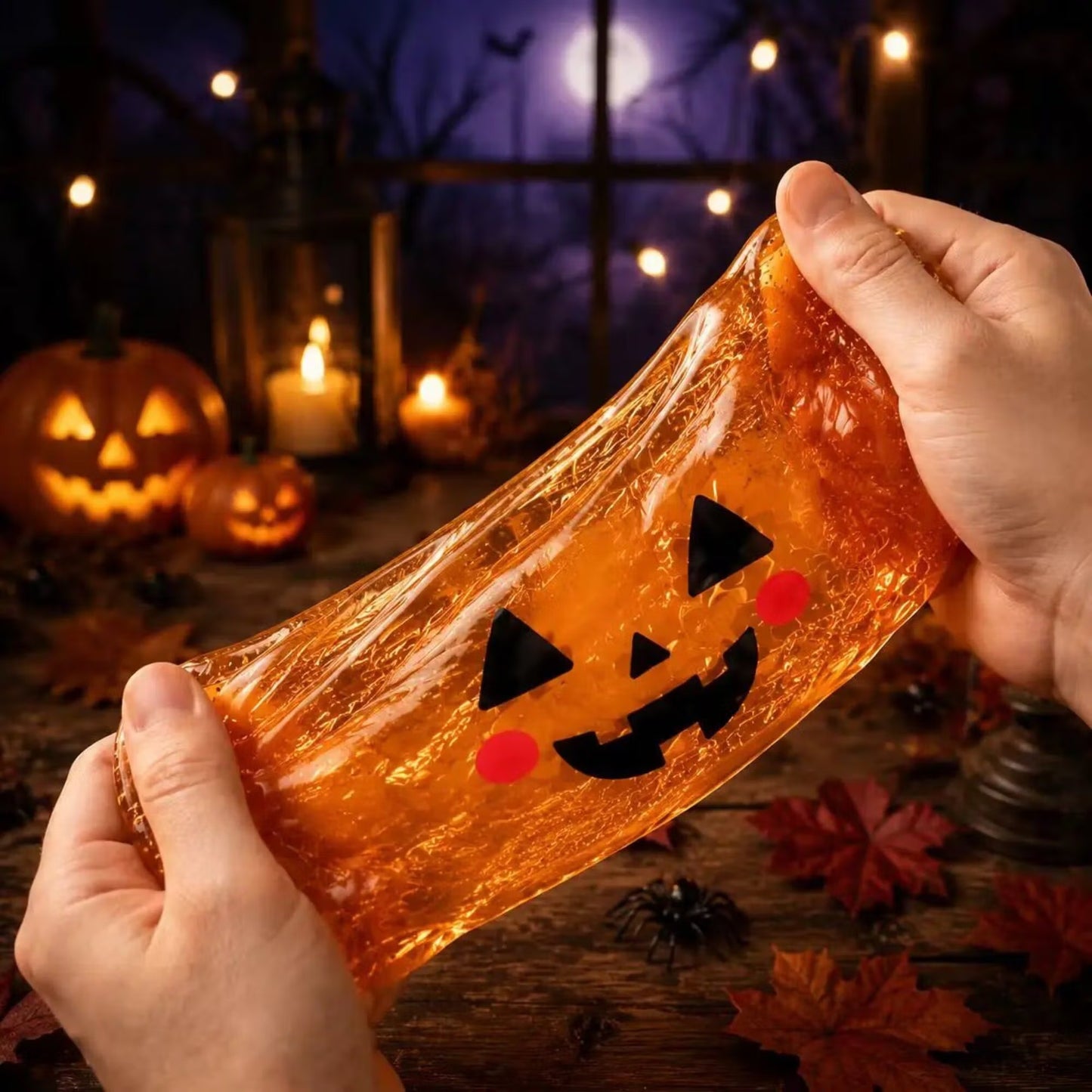 🎃 Halloween Mystery Blind Box – Cute Dumpling Squishy Toy with Mini Steamer Box, 5 Spooky Designs to Collect, Slow Rising Stress Relief