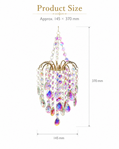✨Crystal Chandelier Suncatcher Hanging Ornament - Create beautiful light and shadow reflections anytime, anywhere.