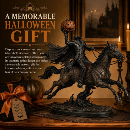 🐎🎃Lighted Headless Horseman Statue