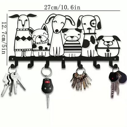 🦌🪝Deer Mountain Metal Wall Hook | Rustic Wildlife Coat & Key Hanger