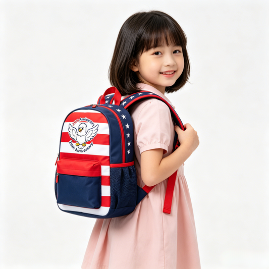 🦅 USA 250th Anniversary Kids Patriotic Backpack