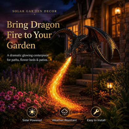 🐉🔥Solar Dragon Fire Garden Light——Fantasy Outdoor Yard Decoration