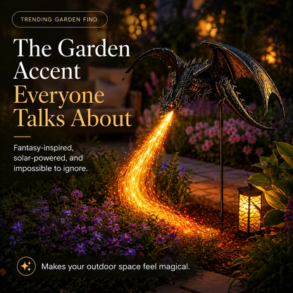 🐉🔥Solar Dragon Fire Garden Light——Fantasy Outdoor Yard Decoration