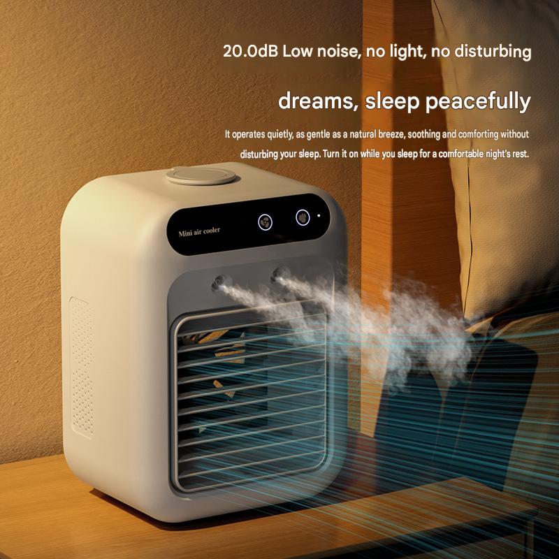 💨Portable USB Desktop Humidifying Cooling Fan